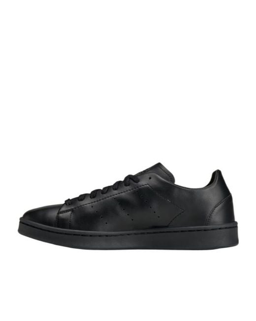 Y-3 Black Stan Smith Low-Top Sneakers for men