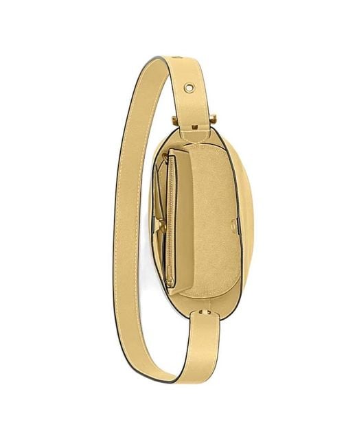 COACH Metallic Bleecker Leather Bucket Bag