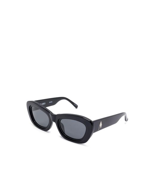 The Attico White Full Frame Sunglasses