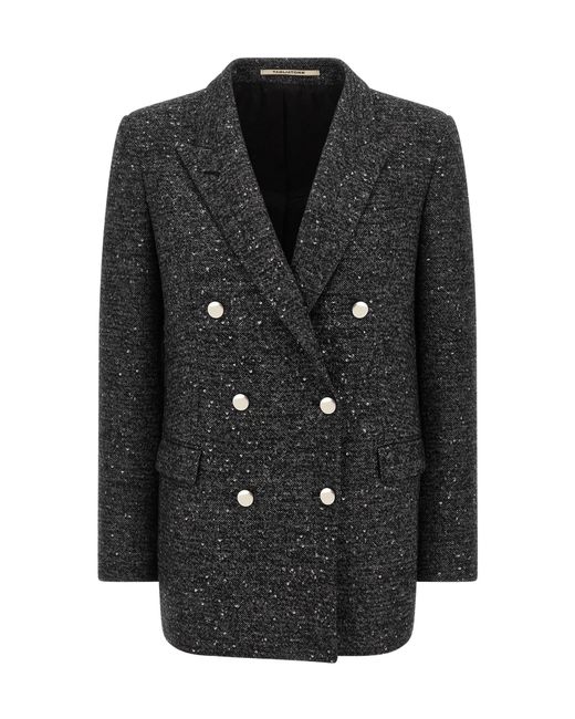 Tagliatore Black Jasmine Tweed Blazer