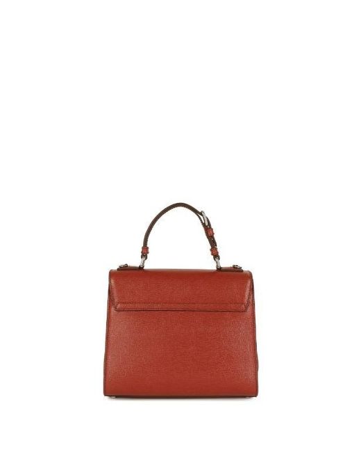 Dolce & Gabbana Red Logo Details Handbag
