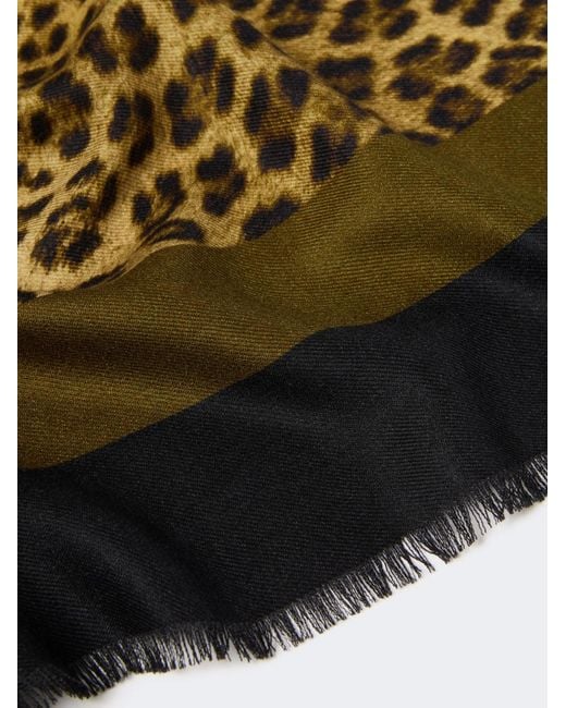 Weekend by Maxmara Green Wool And Silk Shawl