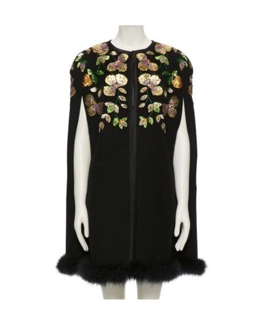 Valentino Black Flower Embellished Gilet