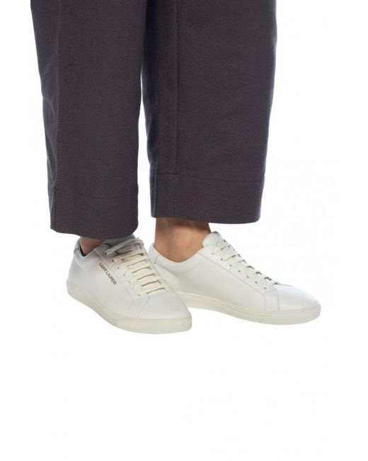 Saint Laurent White Andy Sneakers