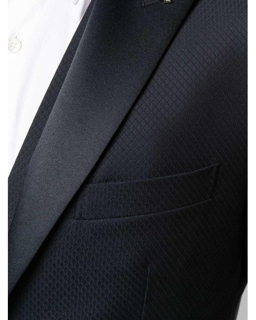 Tagliatore Blue Three-Piece Tuxedo for men