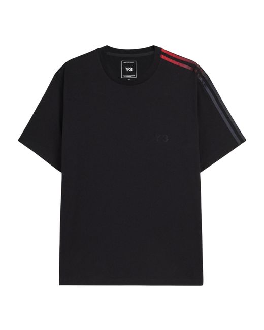 Y-3 Black Gradient Short-Sleeved Shirt for men