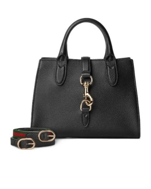 Gucci Black Jackie Small Tote Bag