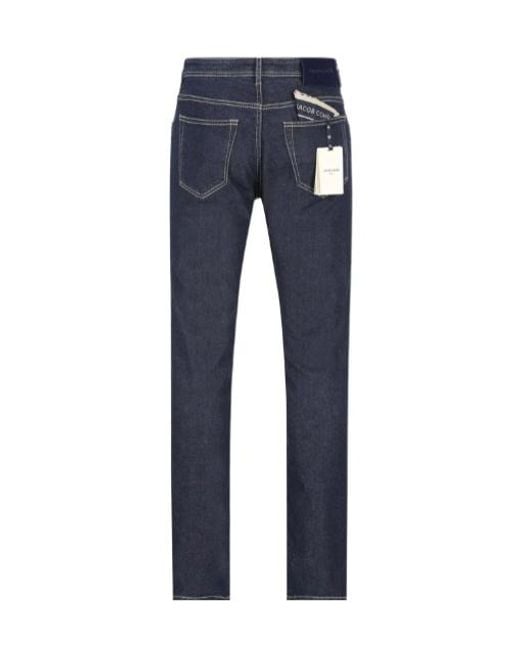 Jacob Cohen Blue Straight-Leg Jeans for men