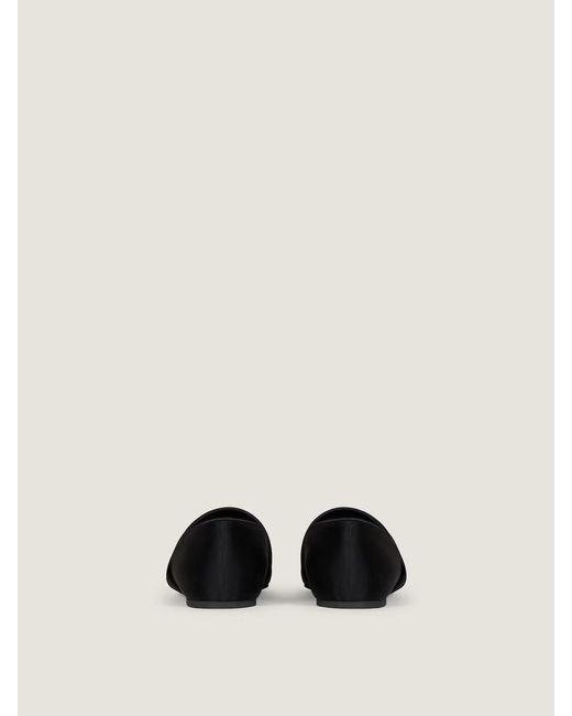 Givenchy Black Sliced Square Ballet Flats