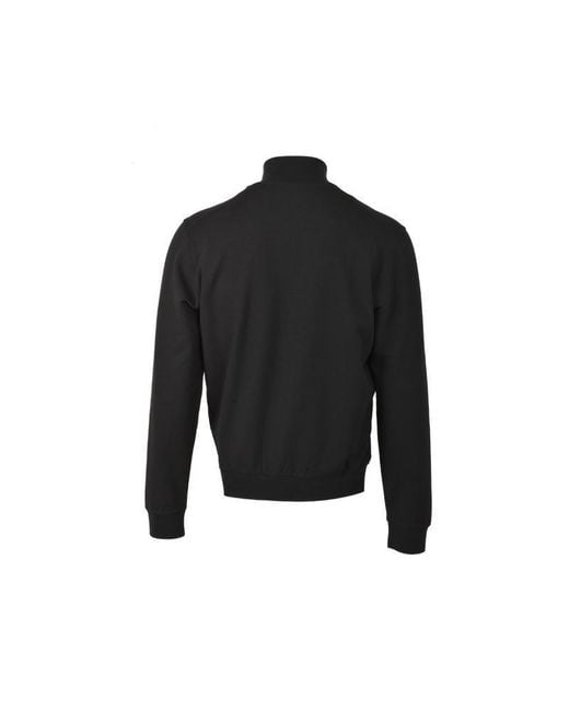 Zegna Black Sports Zipper Casual Jacket for men