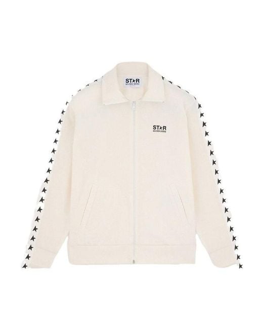 Golden Goose Deluxe Brand Natural Star Tape Zipped Jacket for men