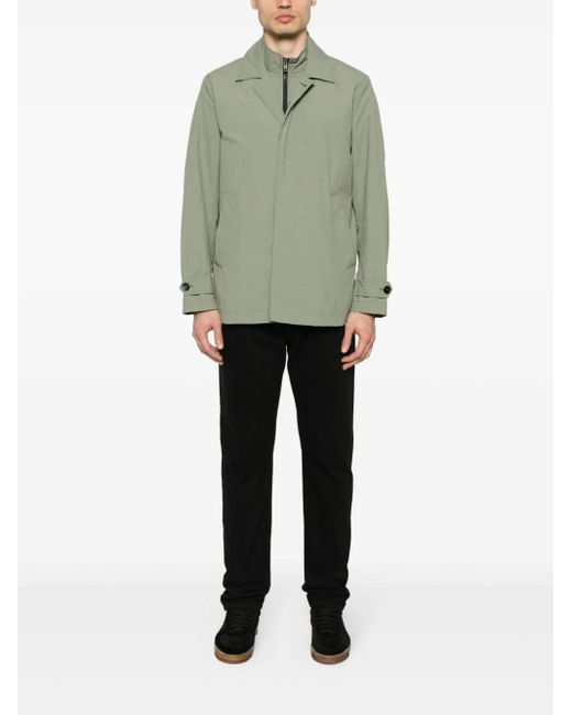 Fay Green Layered-Design Jacket for men