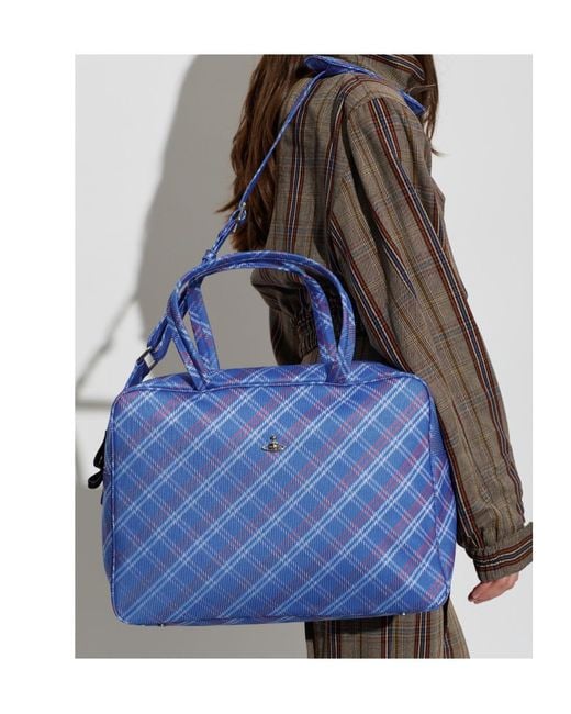 Vivienne Westwood Blue Jim Cabin Trolley Bag
