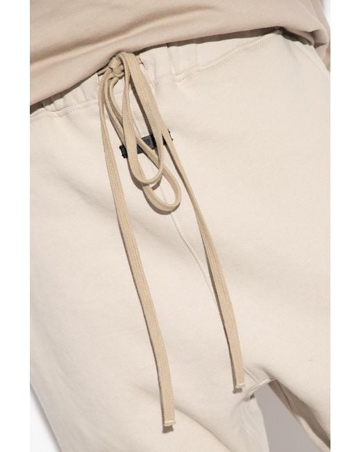 Fear Of God Natural Drawstring Straight Leg Trousers for men