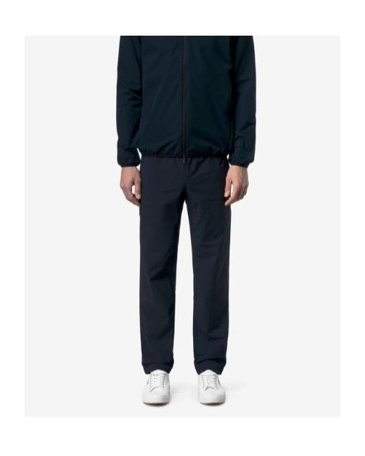 K-Way Blue Merager Travel Pants for men