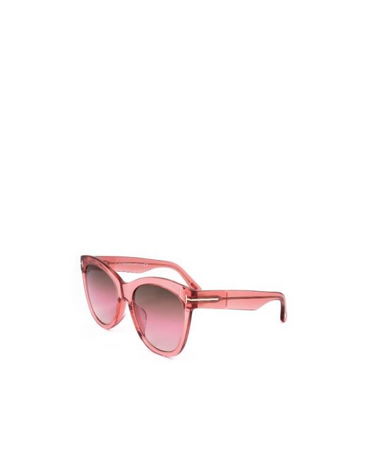 Tom Ford Pink Wallace Cat-Eye Sunglasses