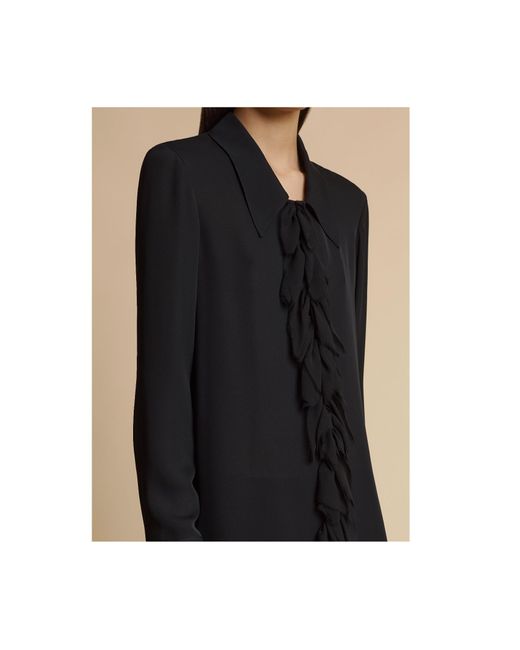 Khaite Blue Luka Long Sleeved Top