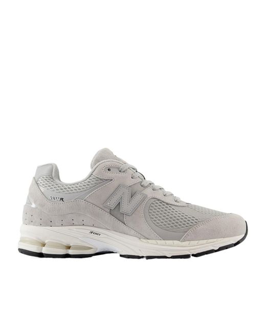 New Balance Gray 2002R Lace-Up Sneakers for men