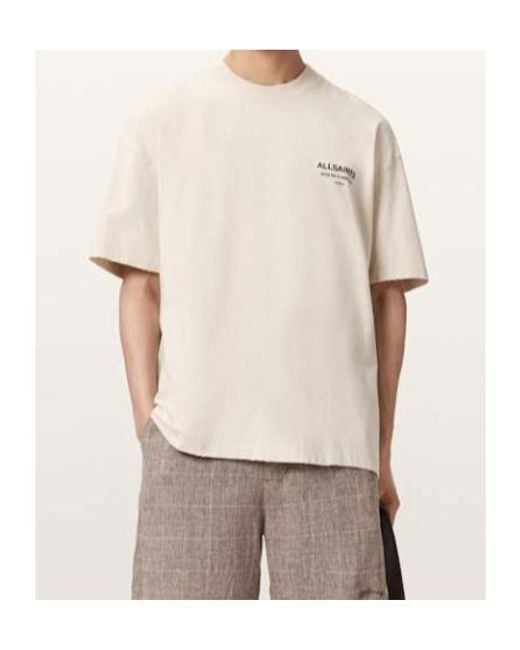 AllSaints White Dreamer T-Shirt for men