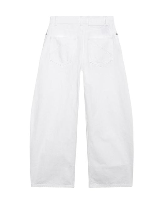 Alaïa White Rodeo Jeans