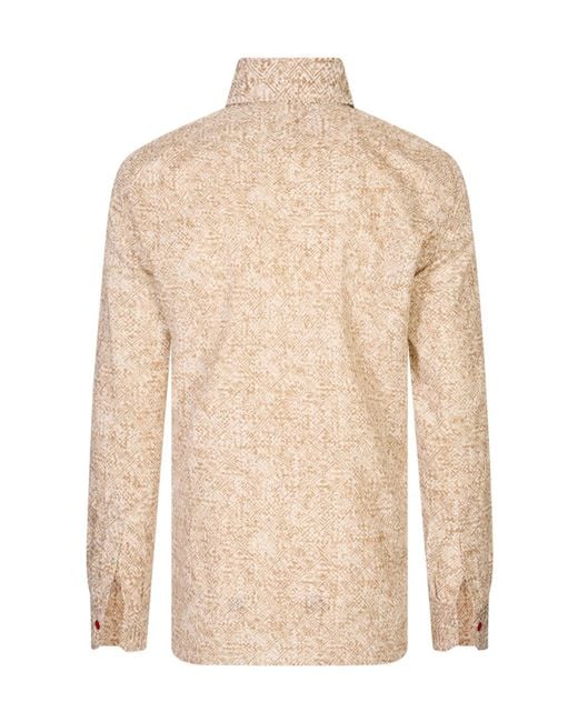 Kiton Natural Long-Sleeved Shirt for men