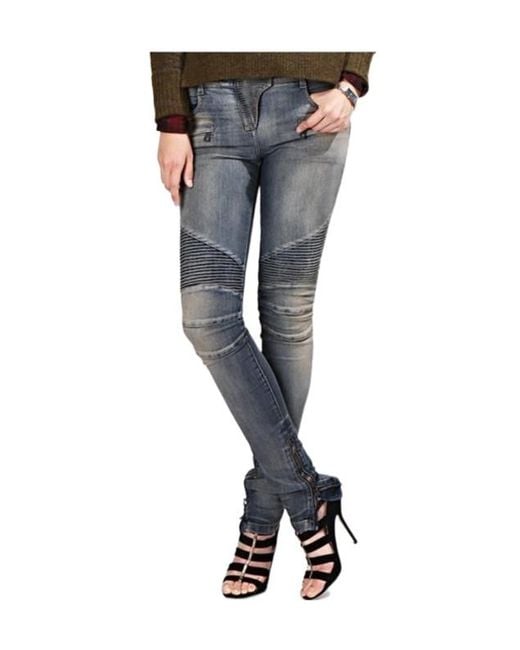 Balmain Blue Jeans With Belt Loops