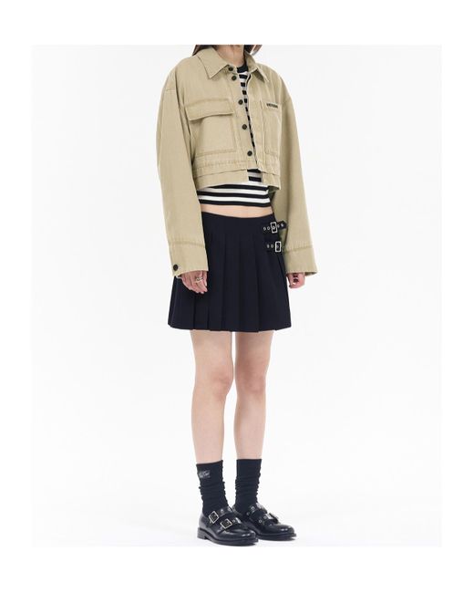 we11done Natural Cropped Jacket