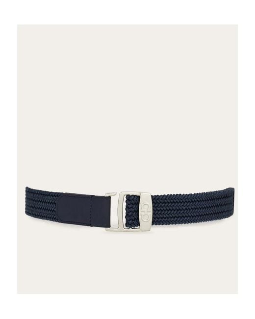 Ferragamo Blue Ferragamo Sized Buckle Belt for men