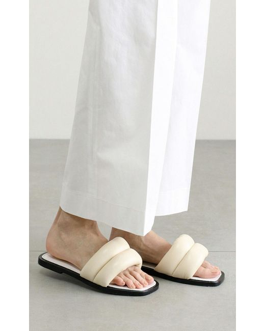 Proenza Schouler White Padded Slip-On Sandals