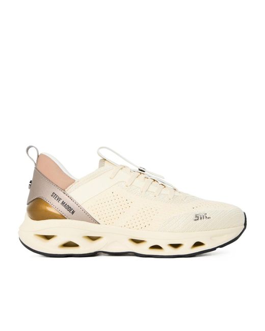 Steve Madden White Surge Low-Top Trainers