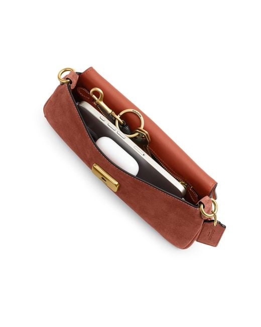 COACH Red Minimalist Shoulder Bag
