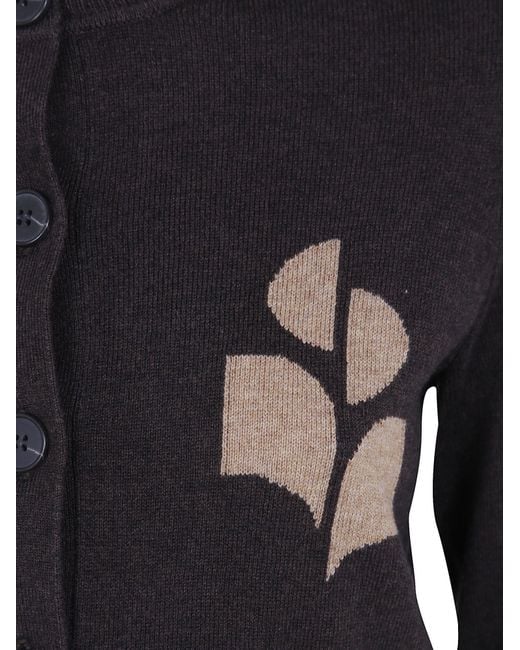 Isabel Marant Blue 'Newton' Classic Roundneck Cardigan