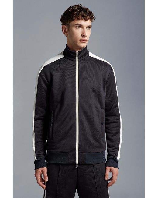 Moncler Blue Triacetate Sweatshirt for men