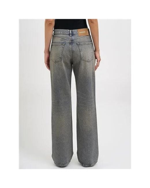 Haikure Gray Logo Jeans