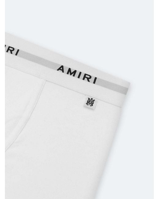 Amiri White Logo Waistband Boxers for men