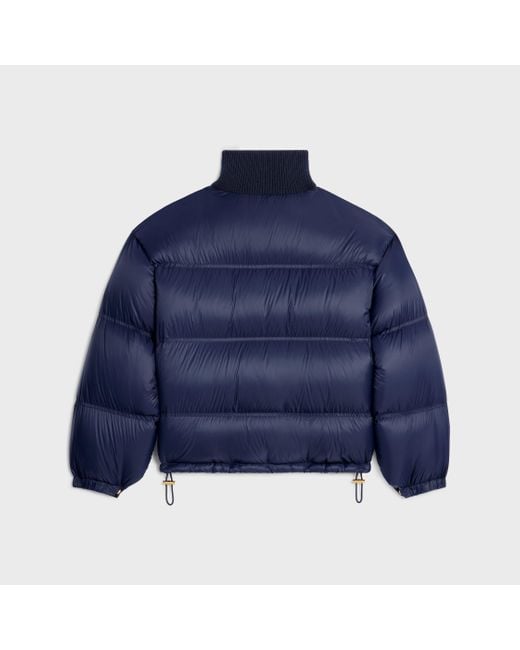 Céline Blue Puffer Jacket