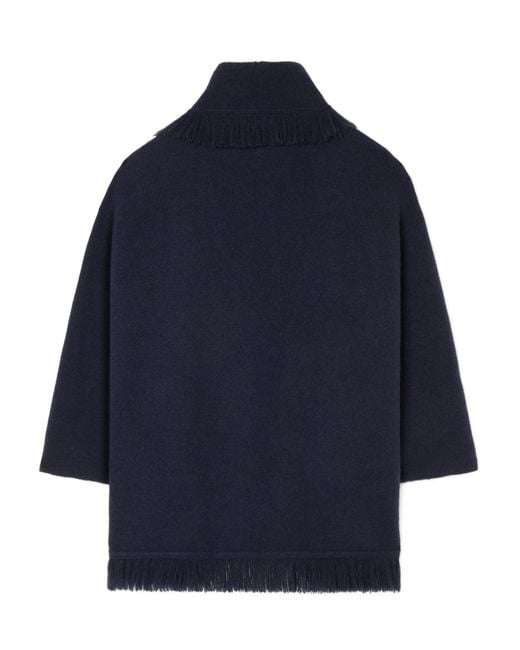 Alanui Blue Fringed Cardigan
