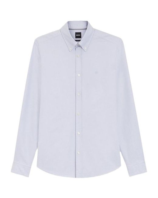 Boss White Buttoned Shirt for men