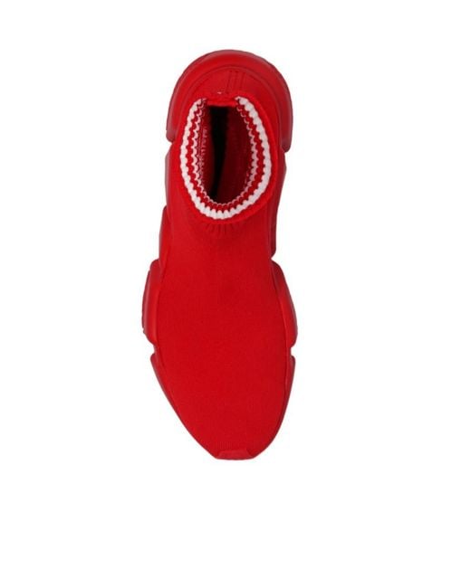 Balenciaga X Adidas Logo Embroidered Sock Sneakers