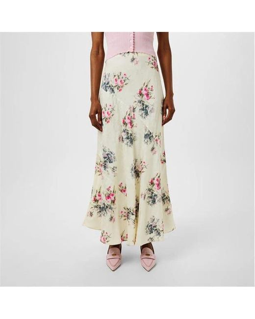LoveShackFancy Natural Bertha Skirt