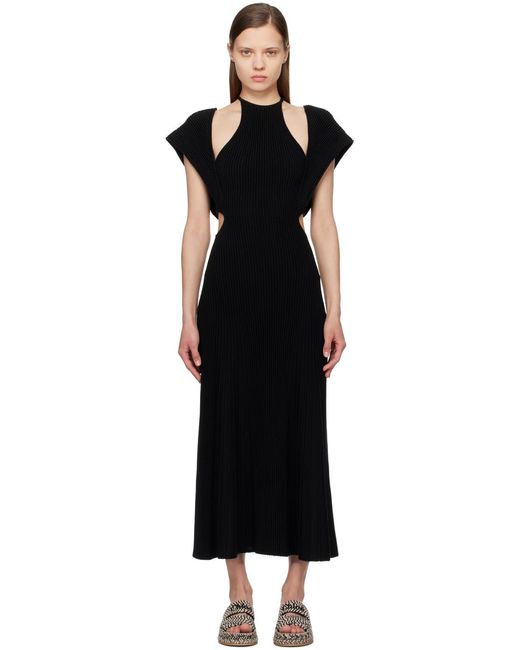 Chloé Black Chloé Cut-Out Sleeveless Maxi Dress