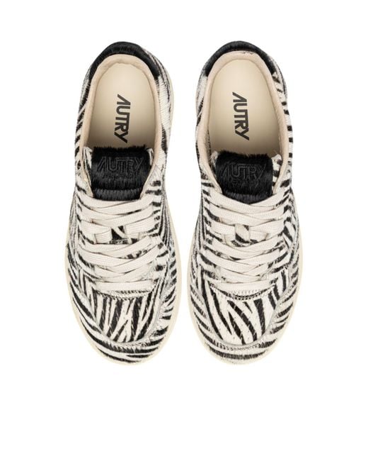 Autry White Medalist Easeknit Sneakers