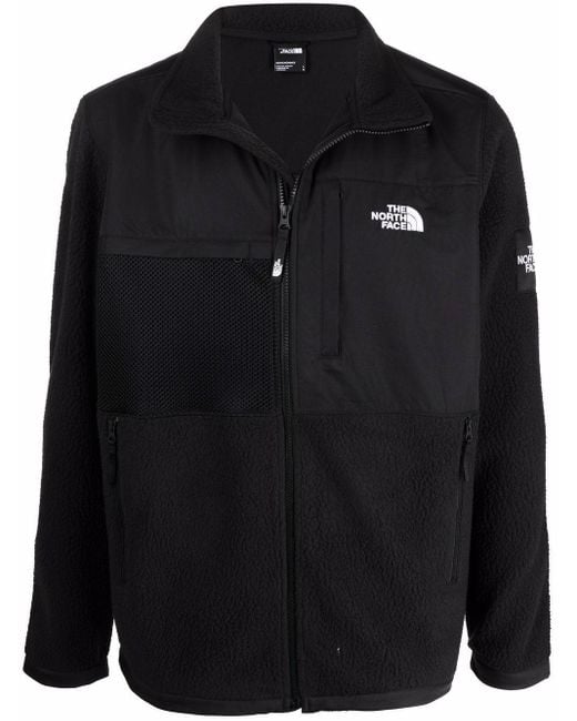 The North Face Black Logo Embroidered Casual Jacket for men
