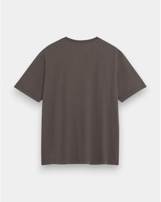 Maison Kitsuné Gray Printed T-Shirt for men