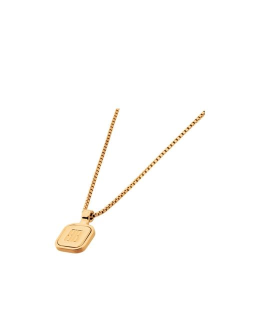 Balenciaga White Nano Square Long Necklace