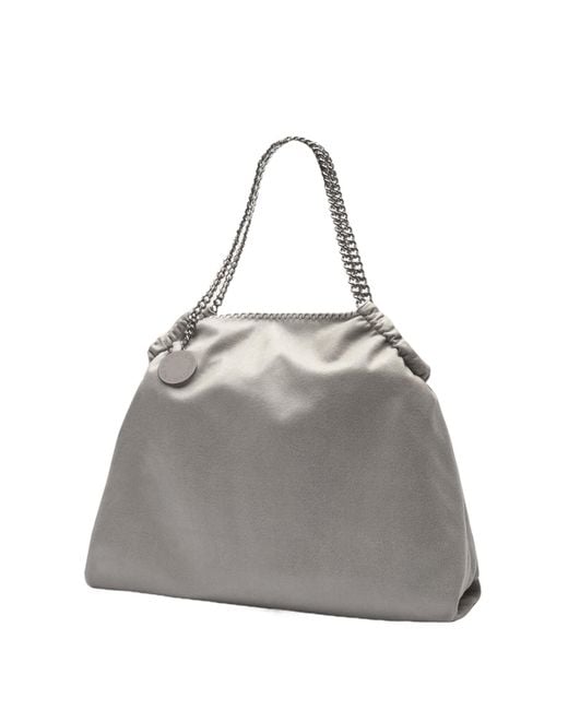 Stella McCartney Gray Falabella Drawstring Tote Bag