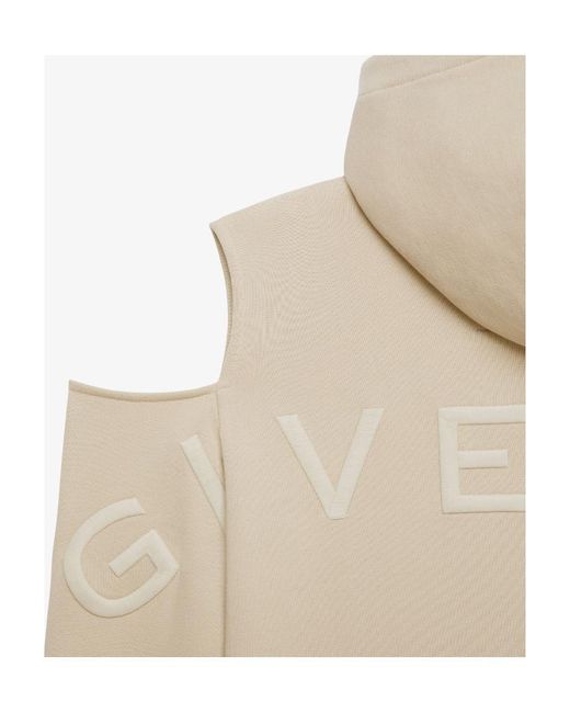 Givenchy Natural 4G Zipped Off-Shoulder Jacket