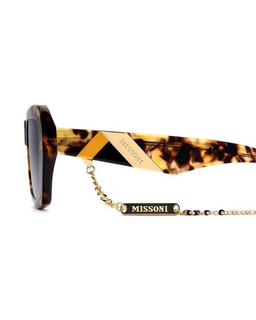 Missoni White Logo Detail Sunglasses