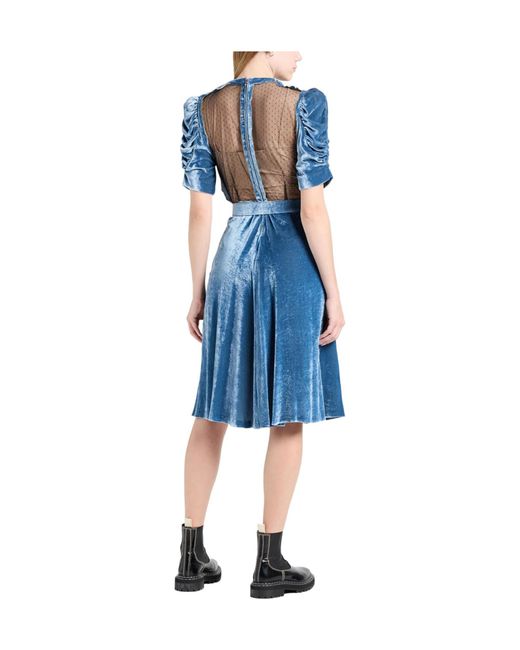Maison Margiela Blue Midi Dresses