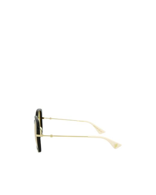 Gucci Metallic Square Sunglasses